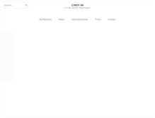 Tablet Screenshot of cindyim.com